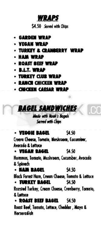 MoJo Cafe and Drive Thru - Portland, OR menu_pic
