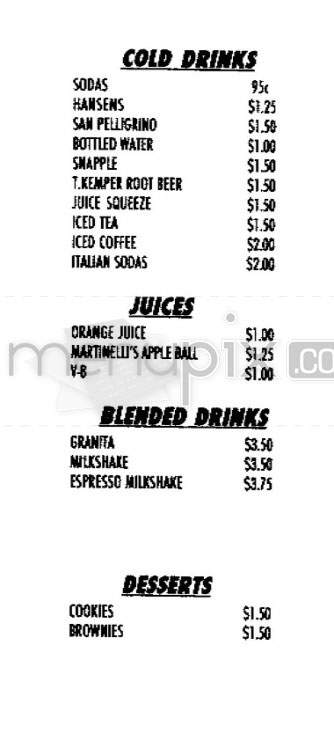 MoJo Cafe and Drive Thru - Portland, OR menu_pic