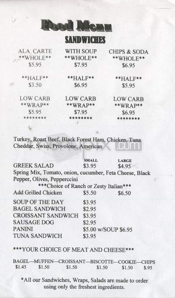 Monte Rossa Cafe - Portland, OR menu_pic