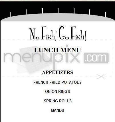 No Fish! Go Fish! - Portland, OR menu_pic