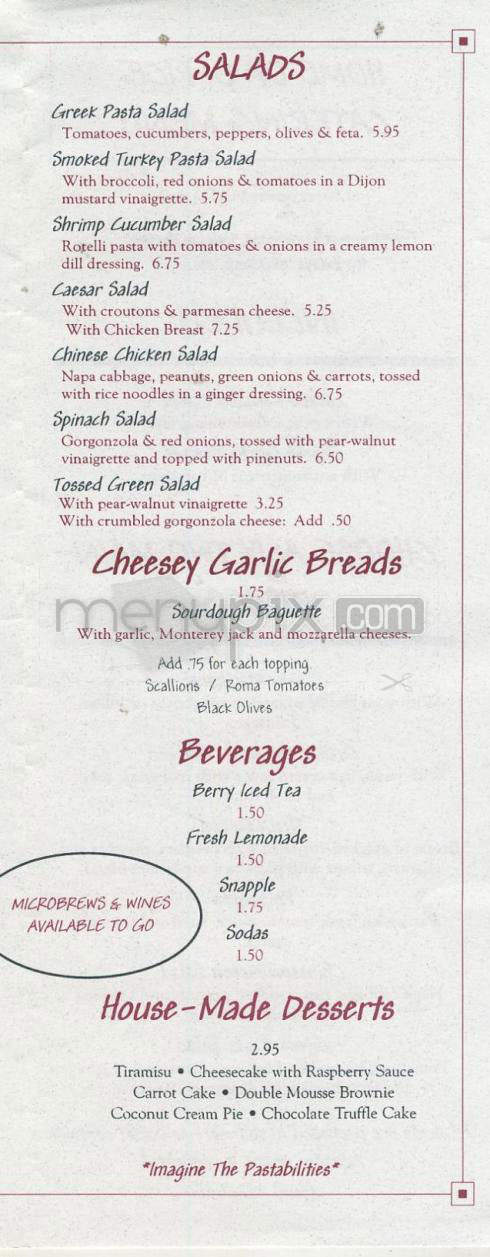 Noodles Restaurant - Portland, OR menu_pic