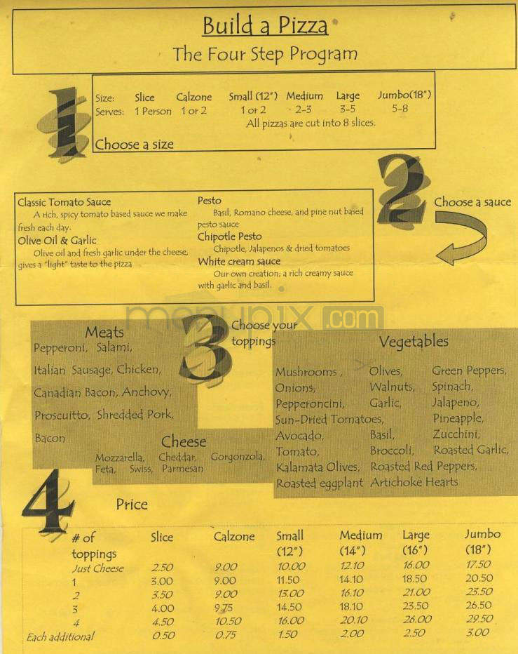 Oasis Cafe - Portland, OR menu_pic