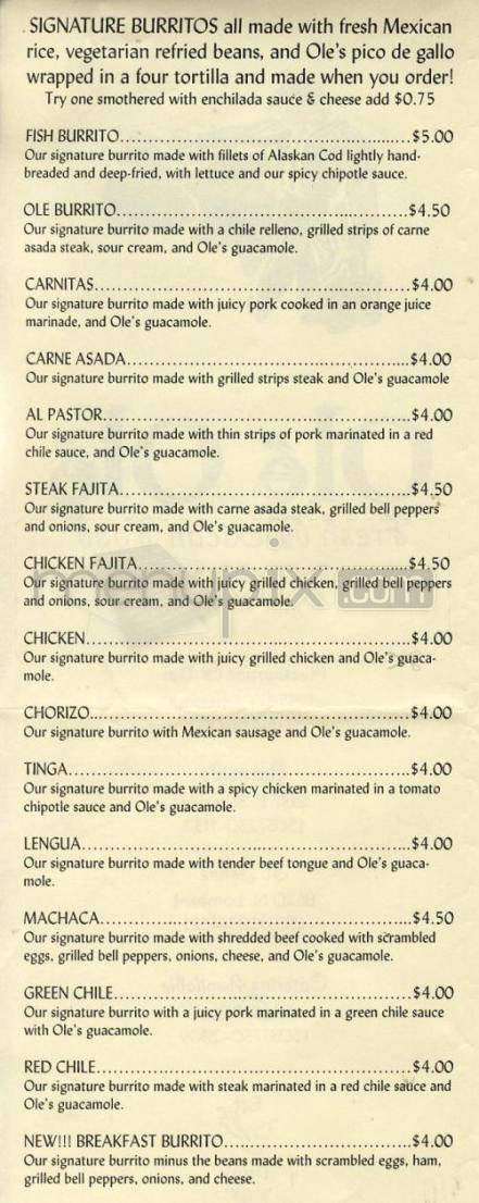 Ol Ol - Portland, OR menu_pic