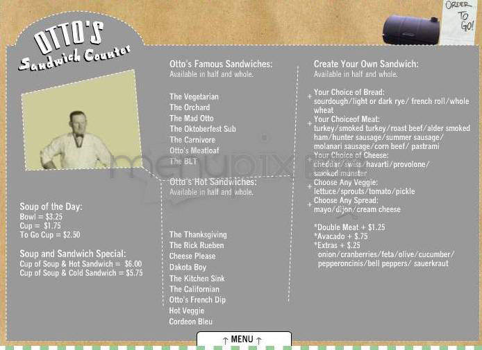 Otto's Sausage Kitchen & Meat - Portland, OR menu_pic