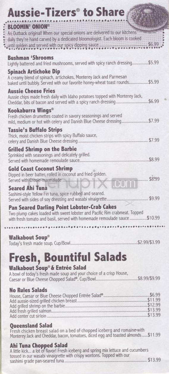 /380076165/Outback-Steakhouse-Menu-Laurel-MD - Laurel, MD