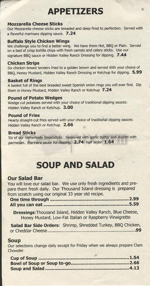 Papa's Pizza Parlor - Portland, OR menu_pic