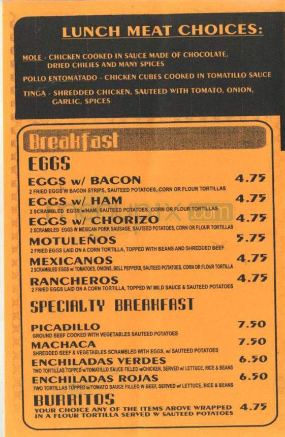 Pepe's Antojeria - Portland, OR menu_pic
