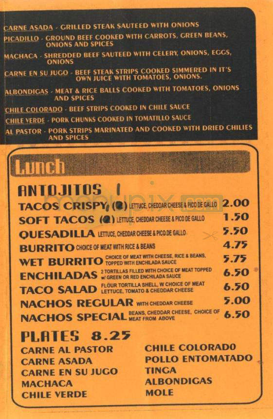 Pepe's Antojeria - Portland, OR menu_pic