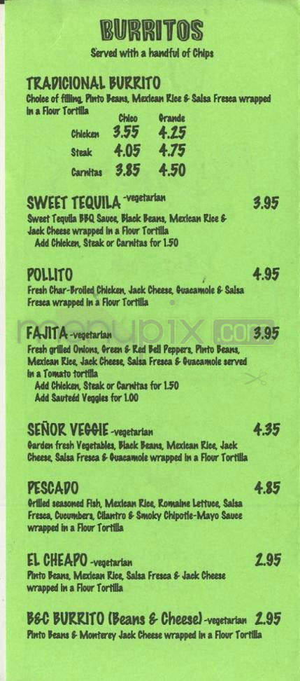 Pepino's - Portland, OR menu_pic