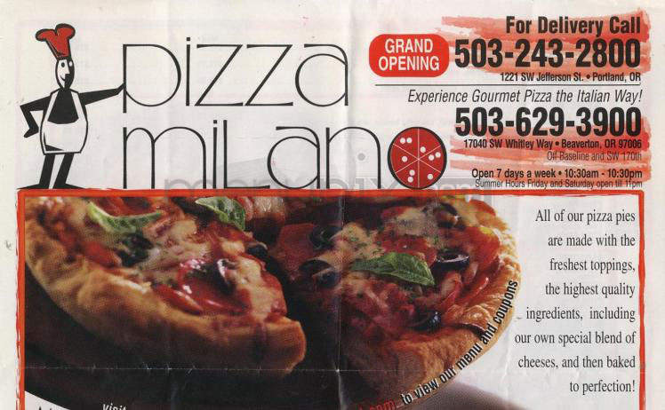/908117/Pizza-Milano-Portland-OR - Portland, OR