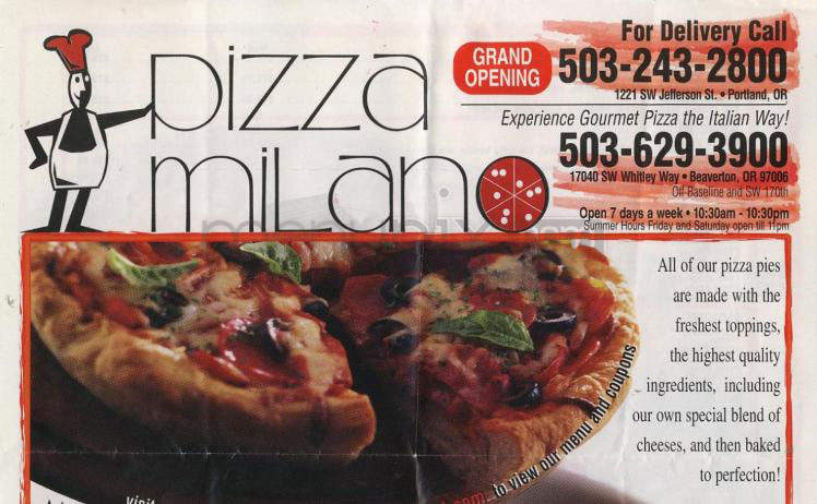 /908116/Pizza-Milano-Beaverton-OR - Beaverton, OR