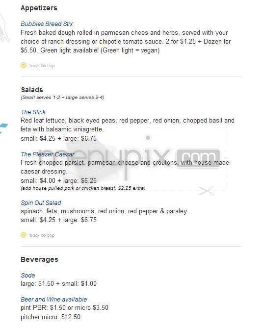 Pizza A Gogo - Portland, OR menu_pic
