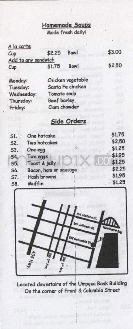 Plaza Deli - Portland, OR menu_pic