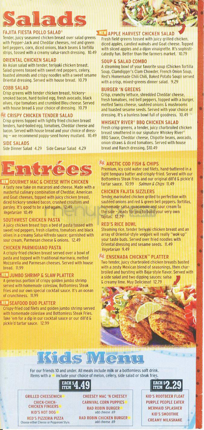 Red Robin Menu Printable Printable Templates