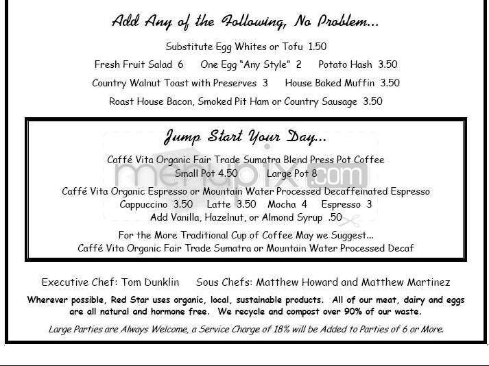 Redstar Tavern & Roasthouse (Hotel Monoco) - Portland, OR menu_pic