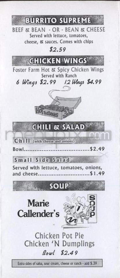 Richard's Deli & Pub - Portland, OR menu_pic