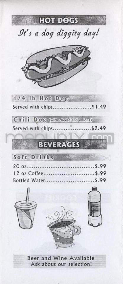 Richard's Deli & Pub - Portland, OR menu_pic