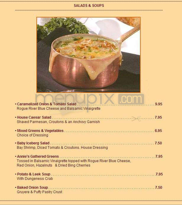 Ringside Steakhouse - Portland, OR menu_pic