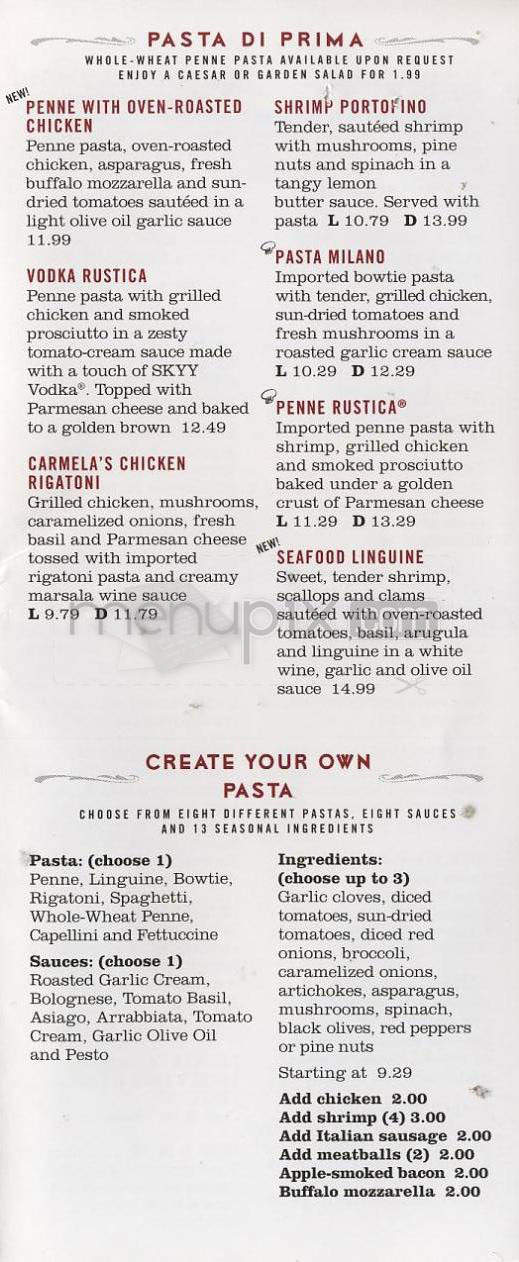 /5555244/Romanos-Macaroni-Grill-Menu-Rancho-Cucamonga-CA - Rancho Cucamonga, CA