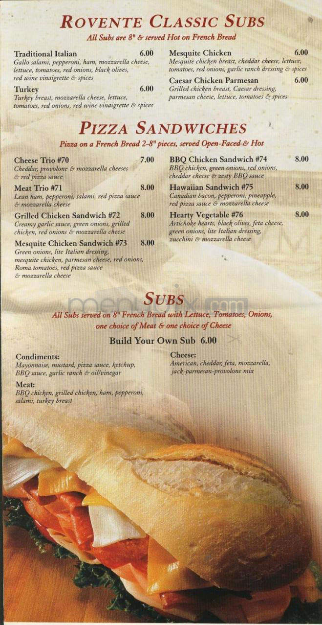 Rovente Pizza Delivery - Portland, OR menu_pic