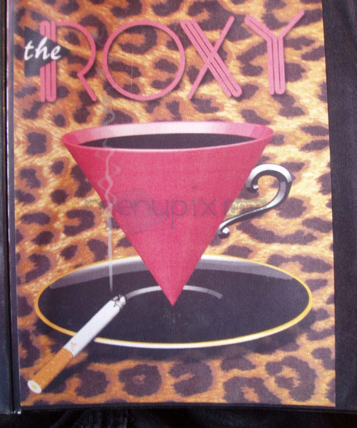 The Roxy - Portland, OR menu_pic
