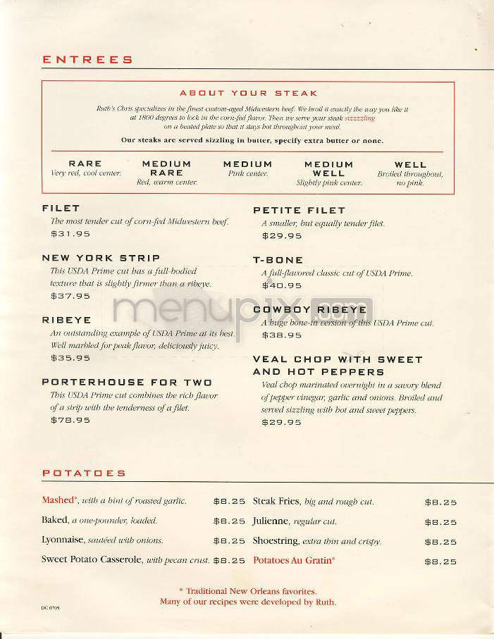 /380226211/Ruths-Chris-Steak-House-Menu-Houston-TX - Houston, TX