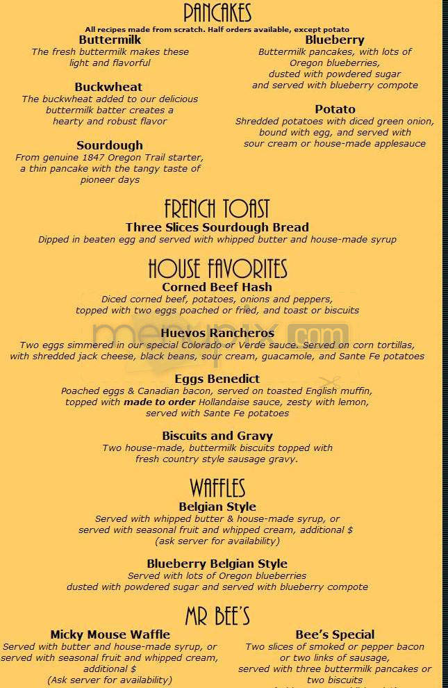 Sanborn's - Portland, OR menu_pic