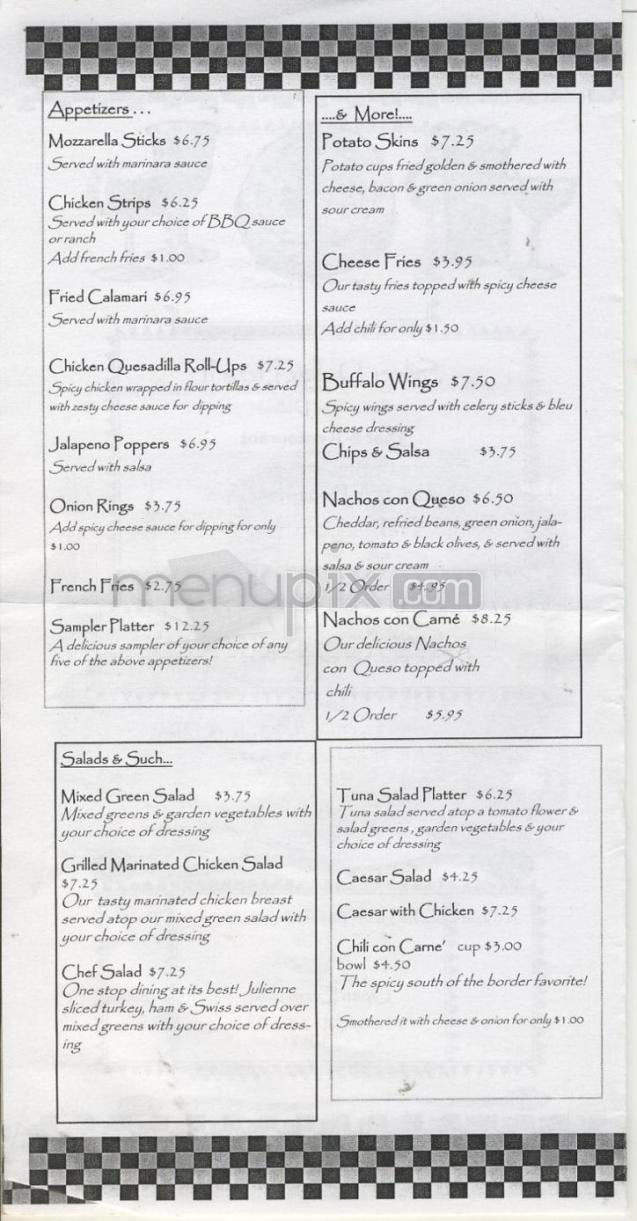 Silver Dollar Pizza II (aka The Dollar) - Portland, OR menu_pic