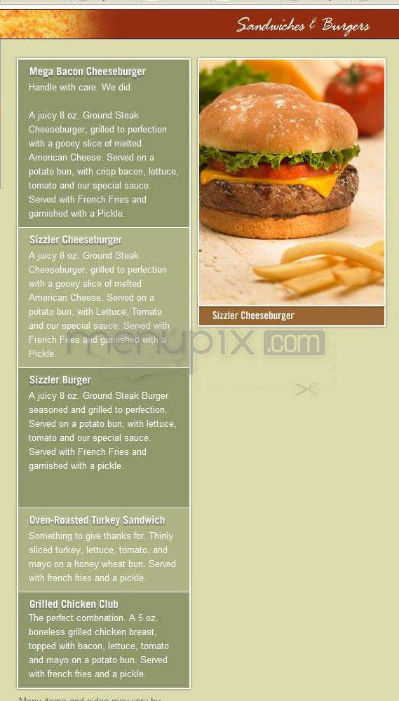 /5554485/Sizzler-Menu-Upland-CA - Upland, CA