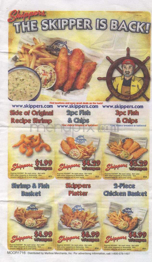 Skippers Seafood 'n Chowder - Happy Valley, OR menu_pic