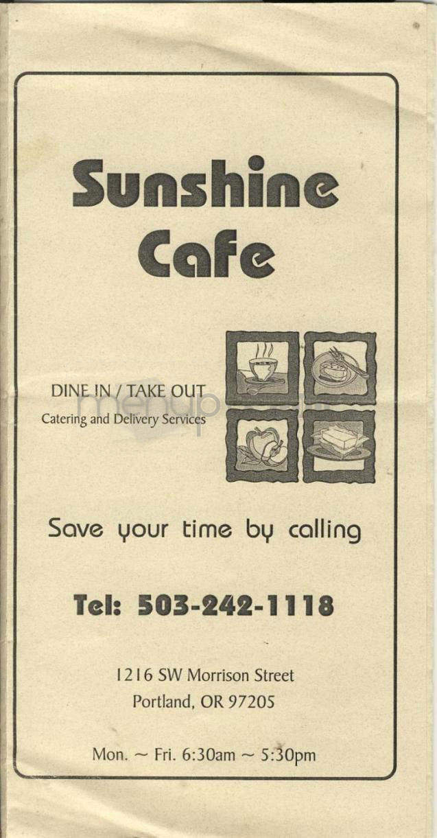 /907010/Sunshine-Cafe-Portland-OR - Portland, OR