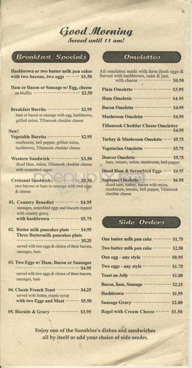/907010/Sunshine-Cafe-Portland-OR - Portland, OR