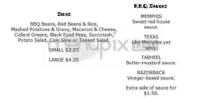 Tennessee Red's Restaurant - Portland, OR menu_pic