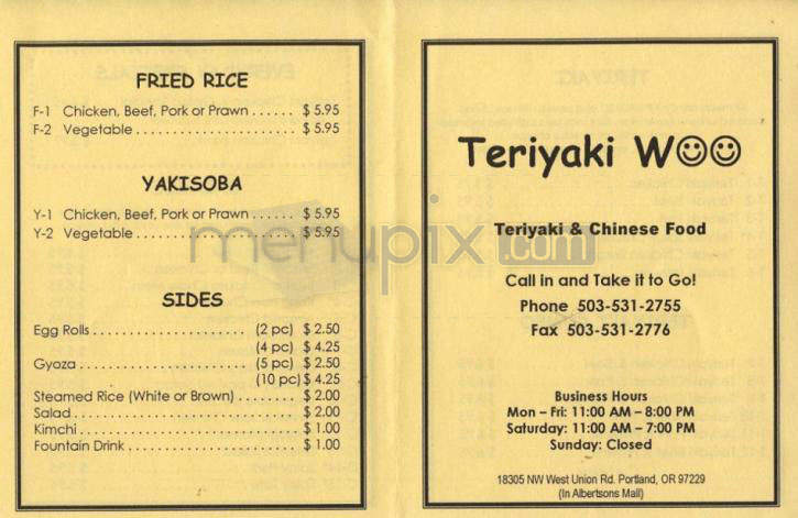 /907119/Teriyaki-Woo-Portland-OR - Portland, OR