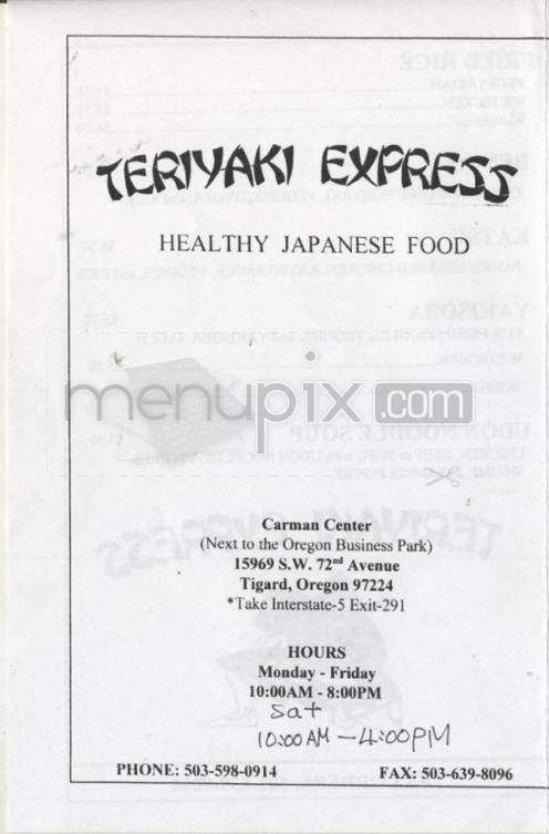 /907115/Teriyaki-Express-Tigard-OR - Tigard, OR