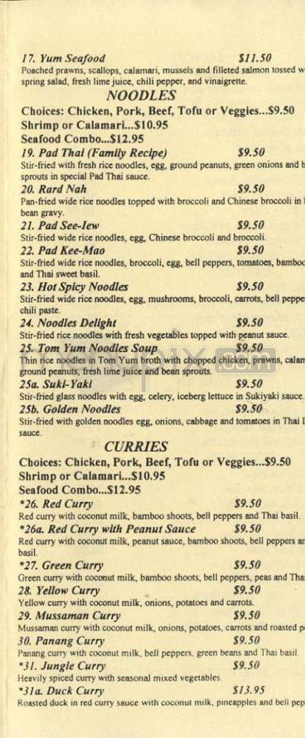 Thai Derm - Beaverton, OR menu_pic