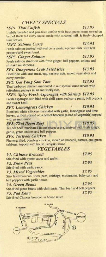 Thai Derm - Beaverton, OR menu_pic