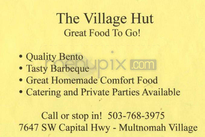 /907224/The-Village-Hut-Portland-OR - Portland, OR