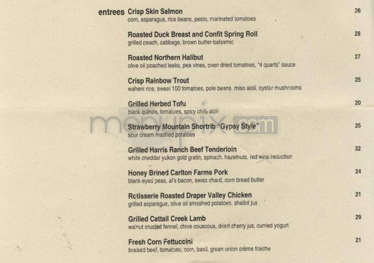 Three Degrees (Riverplace Hotel) - Portland, OR menu_pic