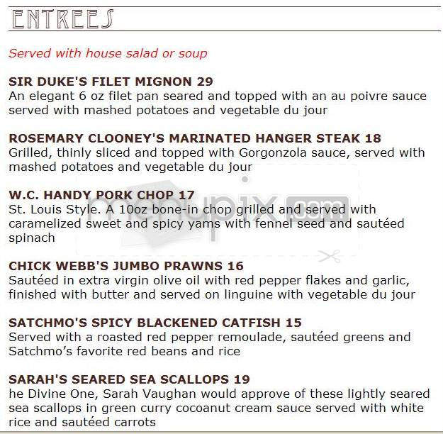 Tony Starlight's - Portland, OR menu_pic