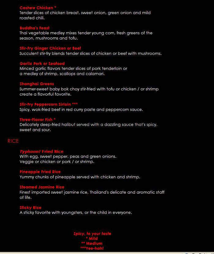 Typhoon - Portland, OR menu_pic