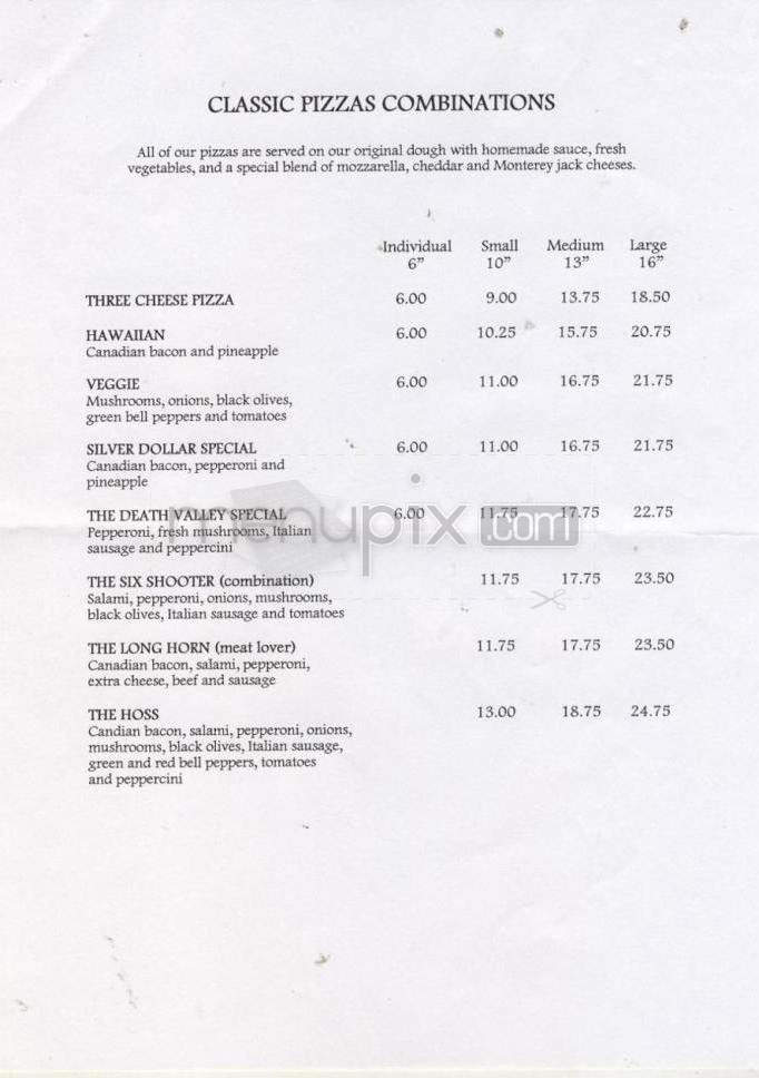 Uptown Silver Dollar - Portland, OR menu_pic