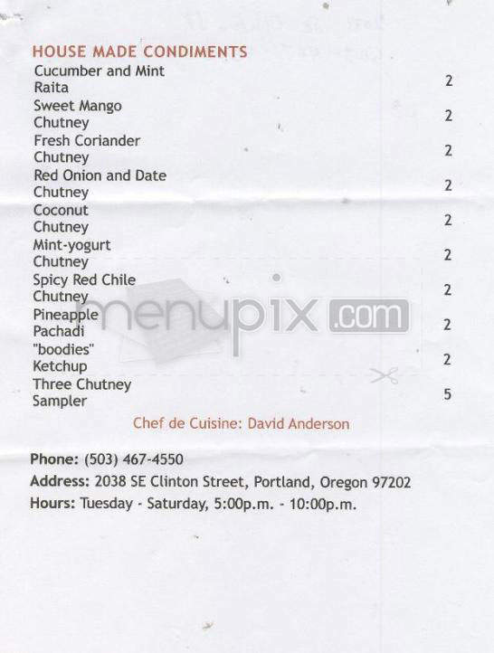 Vindalho - Portland, OR menu_pic