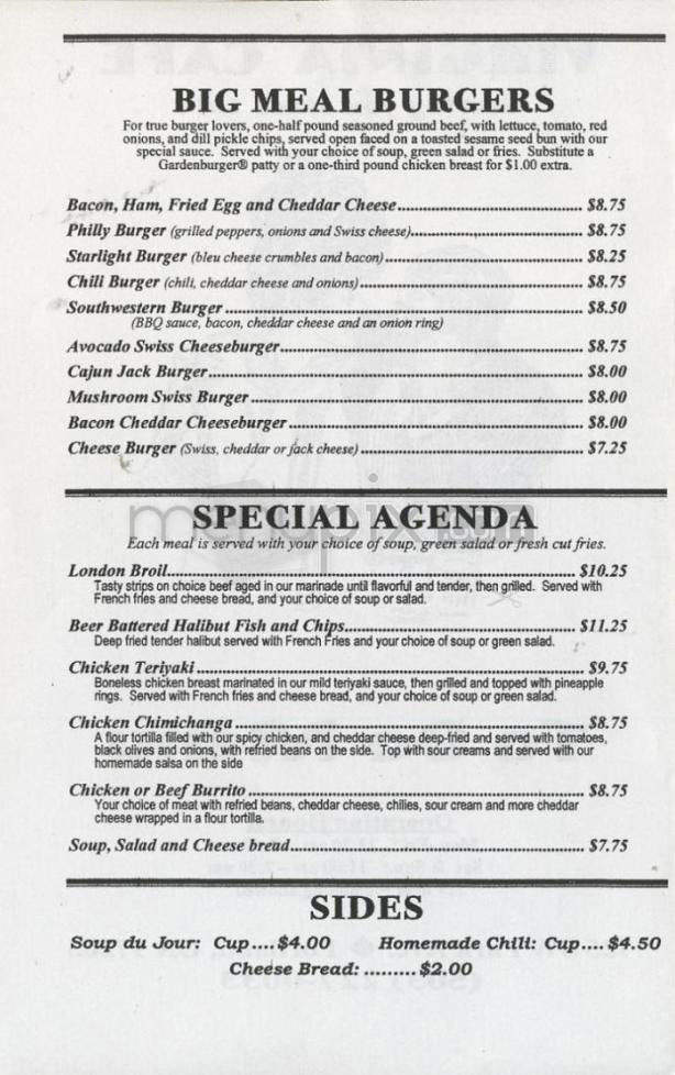 Virginia Cafe - Portland, OR menu_pic