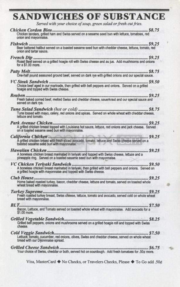 Virginia Cafe - Portland, OR menu_pic