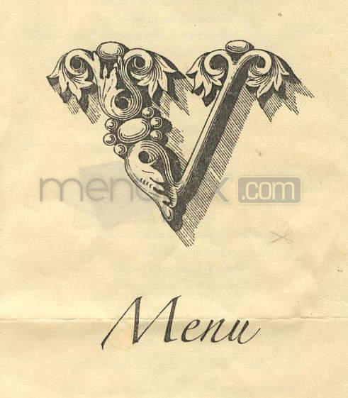 Voleur Restaurant - Portland, OR menu_pic