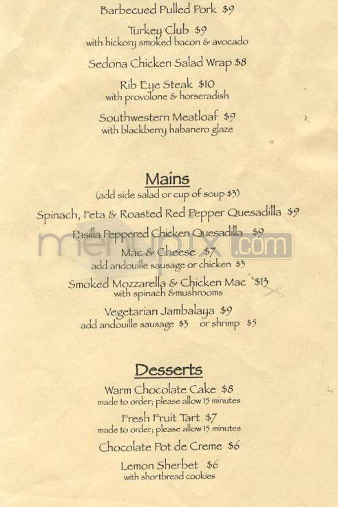 Voleur Restaurant - Portland, OR menu_pic