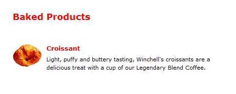 Winchell's - San Diego, CA menu_pic