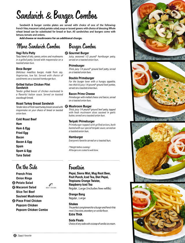 Zippy's Restaurant - Kaneohe, HI menu_pic