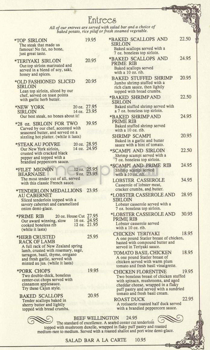 Barnsider's Mile and a Quarter - Providence, RI menu_pic
